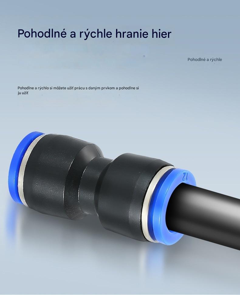 🔥✨Súprava príslušenstva pre vzduchovú hadicu 1/4 palca s možnosťou pripojenia stlačením ⚡🔧